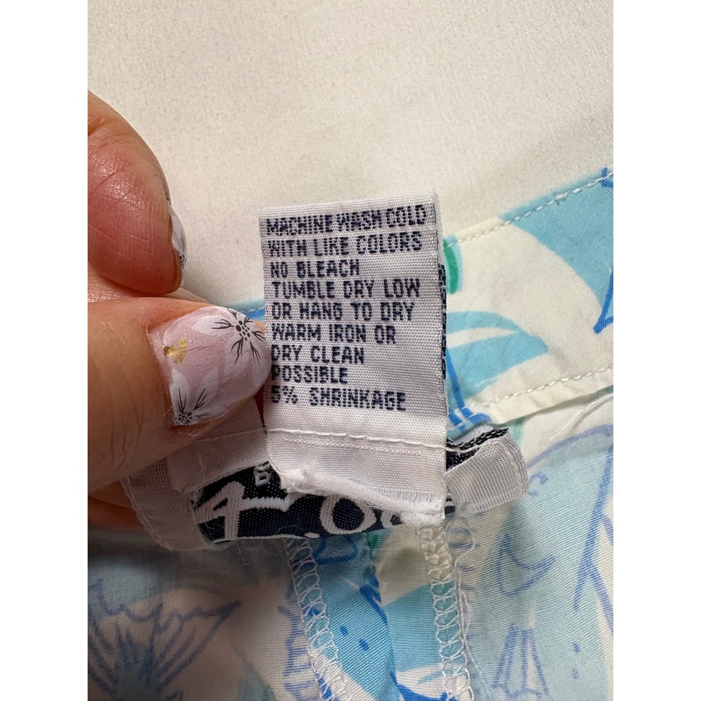 Vintage 90s Y2K Lilly Pulitzer Cropped Pants Capri S Swordfish Coastal Preppy - Picture 5 of 6
